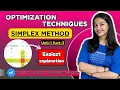 Simplex Method Linear Programming Unit-1 Part-3 Easiest Explanation