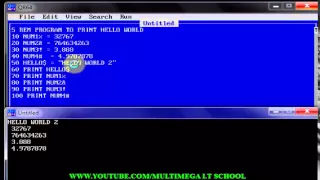 QBASIC Programming Tutorial - 4