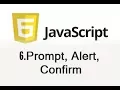JavaScript - 6 Prompt Alert Confirm