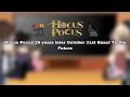 Hocus Pocus 29 years Later October 31st React To The Future