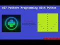 Python Pattern Printing Programs Pattern Programming With Python for code coder