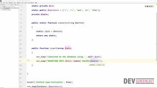 PHP OOP Tutorial - Method Chaining