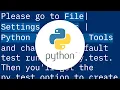 How do I configure PyCharm to run py test tests