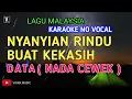 Download Lagu Nyanyian Rindu Buat Kekasih - karaoke  ( Nada Cewek ) kumpulan Data    | Lirik teks berjalan
