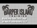 Digitizing Your First Logo the Easy Way - Hatch Embroidery v3