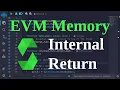 How data is returned from an internal function EVM Memory 7