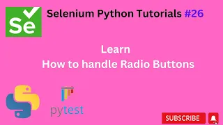 26 How to handle radio button Selenium Python