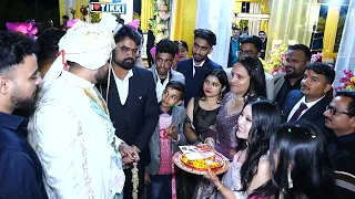Ribbon cutting || Rahul Weds Saloni || Bishnoi wedding Highlights || Village Adampur #bishnoisamaj