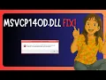 How To FIX Missing Msvcp140d dll In Windows 11