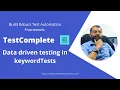 TestComplete Data driven testing in KeywordTests