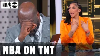 Shaq's Reaction To Being Left Off Of Candace's All-Time List Is Pure Comedy ???????? | NBA on TNT