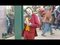 Video di FIRST VIDEO - Joaquin Phoenix in Full Make Up as The Joker - Filming in NY Subway