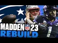 The Patriots Draft Quentin Johnston Rebuilding The New England Patriots Madden 23 Franchise