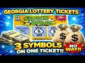 NO WAY 3 SYMBOLS On ONE 2 Ticket Georgia Lottery
