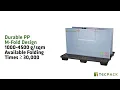 Reusable Bulk Pak Folding Storage Box Plastic Shipping Containers