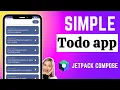 Simple Todo App Jetpack Compose Android Tutorial