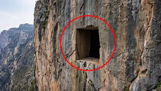 Drone discovered a hidden passage in the mountain… what was inside shocked everyone
