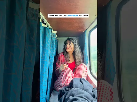 The lower birth in train #shorts #train #funnyvideo