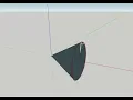 Rotating a triangle about the x-axis