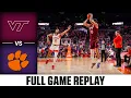 Virginia Tech vs Clemson Full Game Replay 2025-26 ACC Men s Basketball