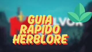 MELVOR IDLE COMO UPAR HERBLORE DE FORMA MAIS EFICIENTE