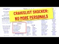 Remember Craigslist Dating What was it like