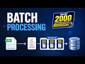 JDBC Batch Processing Explained Insert 2 000 Records from CSV to Database