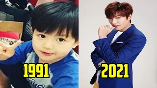 lee min ho transformation from 1 to 33 years old