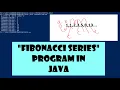 Fibonacci Series program in java Program to Print Fibonacci Series-interview question write2code
