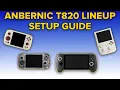Anbernic RG556 RG Cube RG Slide RG406V RG406H Starter Setup Guide Emulators Roms Tweaks
