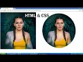 How to Create Circular Image in CSS HTML Website