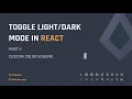 Implement Mode in React - Vanilla Implementation Persian