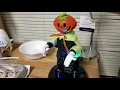 Gemmy Animated Pumpkin Man Grave Raver