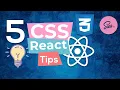 CSS in React 5 ways w sass styled components modules