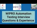 Wipro automation testing interview questions wipro selenium testing interview questions