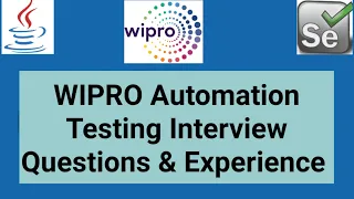 Wipro automation testing interview questions wipro selenium testing interview questions