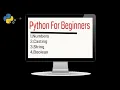 Python tutorial Int float and complex numbers String Casting and Boolean in Python Programming