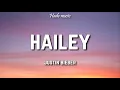 Justin Bieber - Hailey (Lyrics)