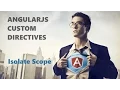 AngularJS Directives - Shared and Isolate Scope