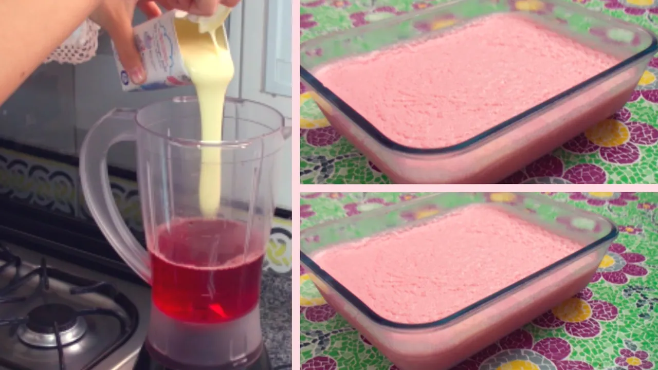 MOUSSE DE MORANGO FRUTA, FICA DELICIOSO!. 