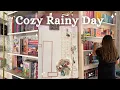 Cozy Rainy Day Vlog books journals hobbies