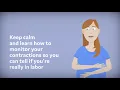 How to time contractions