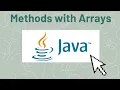 Java Methods with 1D 2D Arrays