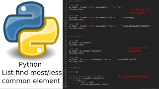 Python 3 elegant way to find common element in a list