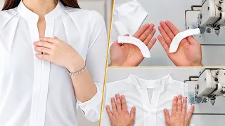 The Secret to Sewing a Perfect Neckline That Looks Expensive