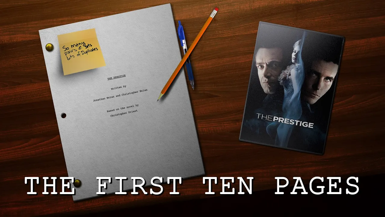 The Prestige (2006) | The First Ten Pages | Screenplay Analysis