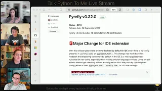 Pyrefly Fast IDE-friendly typing for Python - Talk Python to Me Ep 523