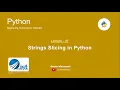 Python - String Slicing