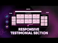 Testimonial Section with React Vite Tailwind CSS Fully Responsive