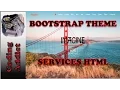 Bootstrap Theme 9 - Services HTML